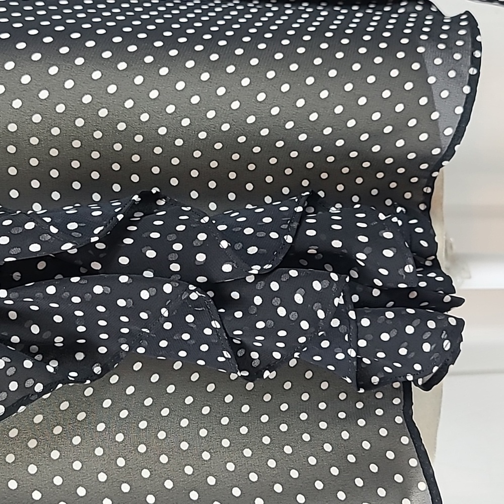 Chaps Ruffle Front Blouse - Picture 4 of 11